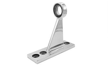 Крепление козырька к стойке алюминиевого фасада, AISI 304, литое , полированное, k611 купить в Перми