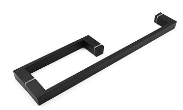 Ручка полотенцесушитель 25*10*200*450, черная t625 Bl купить в Перми