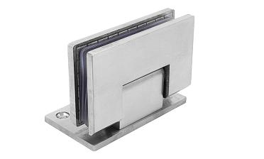 Петля для душевой кабины стена-стекло 90° 90х55 мм шлифованная t305-2 SSS купить в Перми