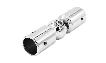 Соединитель труба-труба, шарнирный, цинк-хром полированный t915 PZn купить в Перми