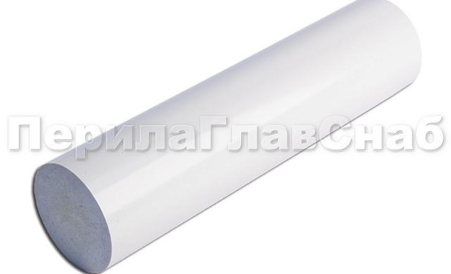 Пластиковый поручень, цвет белый, Ø49 мм, длина 4м k893  2