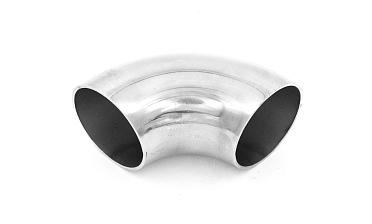 Отвод поручня Ø42.4х90х1.45 мм, 90°, полированный 400 Grit (AISI 201) k346-5 купить в Перми