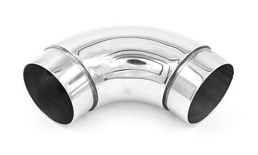 Отвод поручня с двумя установочными кольцами Ø50.8х125 AISI 201 k052-6 купить в Перми