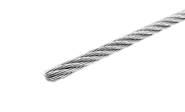 Трос из нержавеющей стали средней жесткости Ø5 мм AISI304 Ф-1061 2