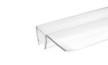 Уплотнитель для стекла 8мм, 90°, стекло-стекло 2,2 м.длина уса 25 мм t215y-8 купить в Перми