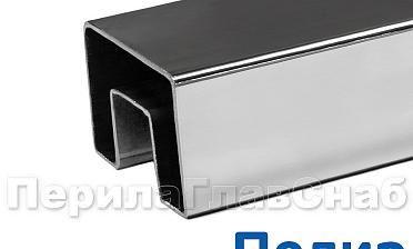 Труба 40х60, с пазом 24х24, полированная, AISI 304 k824-3 купить в Перми