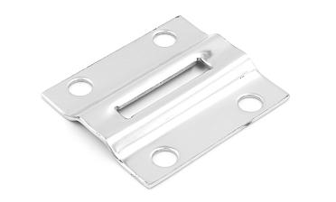 Боковой крепеж стойки под Ø38.1 мм, полированный (AISI 316) k056-2 купить в Перми