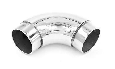 Отвод поручня под Ø42.4х1.5 мм, 90°, литой, полированный, с вставками (AISI 201) k383-3 купить в Перми