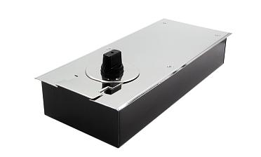 Доводчик для стеклянной двери до 80 кг EN2, напольный, 500 тыс. циклов, нержавеющая сталь AISI 304, полированная t182 PSS купить в Перми