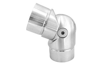 Поворот литой, внутренний, шарнирный, под Ø50.8х1.5 мм, шлифованный, AISI 304 Фk011-6 купить в Перми