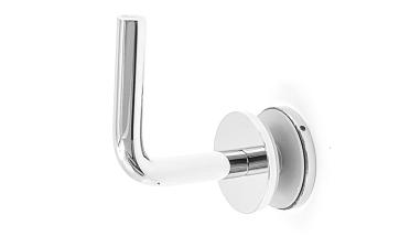 Держатель поручня на стекло 10-17 мм, полированный (AISI 304) k008 купить в Перми