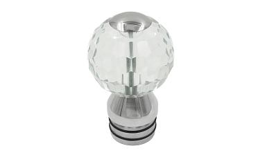 Стеклянный шар, наконечник на стойку Ø50.8 мм, с алюминиевой системой фиксации, прозрачный k248 купить в Перми