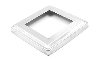 Низ стойки штампованный 135х135 мм, для трубы 81х81 мм, фигурный AISI 304 k376 купить в Перми