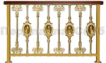 Латунные лестничные перила серии – Нимфалида XL05 в Перми. Готовые проекты ПерилаГлавСнаб