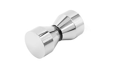 Дверная ручка «кноб» для душа, алюминий-хром, полированная t693 ALPC купить в Перми