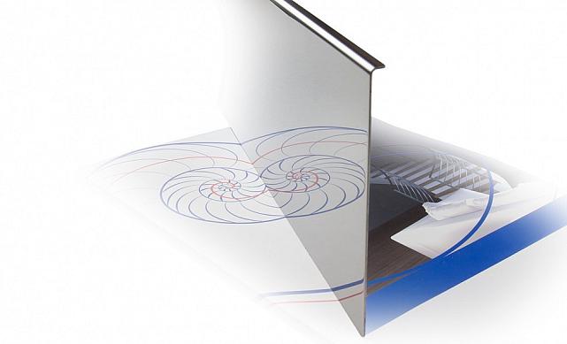 Накладка на профиль 601 (тыльная/лицевая), AISI 304 полированная k601-10  2