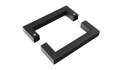 Ручка-скоба 171х20х20 мм, нержавеющая сталь AISI 304, черная t667 Bl купить в Перми