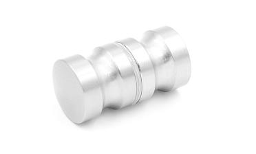 Дверная ручка "кноб", алюминий-хром, шлифованный t692 AL SSS купить в Перми