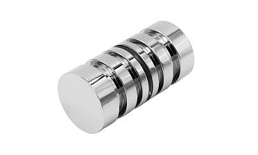 Дверная ручка «кноб» для душа, алюминий-хром, полированная t694 ALPC купить в Перми