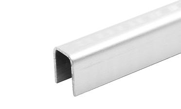 Профиль П-образный t=1,5 мм под стекло 20 мм, полированный, длина 2000 мм, AISI 304 Ф-1149 купить в Перми