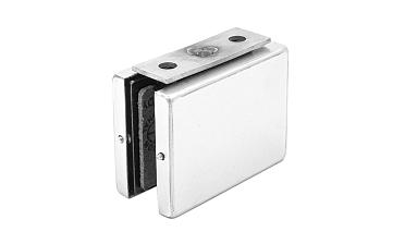 Коннектор стена-стекло с монтажной пластиной, шлифованный, вырез 09 t192 SSS купить в Перми