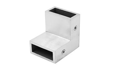 Соединитель труба-труба 90°, для трека 30х10 мм, 90°, AISI 304, шлифованный t460 SSS купить в Перми