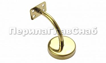 Пристенок с ложементом под плоскость,  сварной с крышкой, полированный, под золото (AISI 201) Фk386-88 купить в Перми