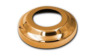 Низ стойки Ø38.1 мм, S=0.8 мм, внешний Ø78х12 мм, золото Фk007-88 купить в Перми