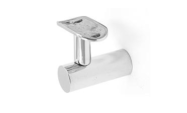 Держатель поручня к стойке Ø38.1 мм, с ложементом для трубы Ø50.8 мм полированный, литой (AISI 304) k243 купить в Перми