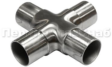 Соединение поручня Ø38.1 мм, крестовина (AISI 304) k360 купить в Перми