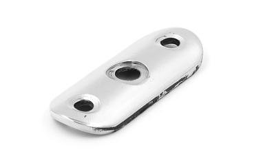 Лодочка (ложемент) под поручень Ø38,1 мм, литой, полированный, нержавеющая AISI 304 k046-38 купить в Перми