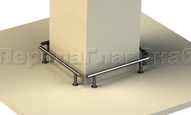 Защитный отбойник для автомобилей из черного металла купить в Перми