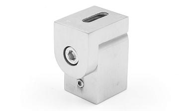 Держатель труба-стена, регулируемый, Ø19 мм, нерж., шлифованный t908 SSS купить в Перми