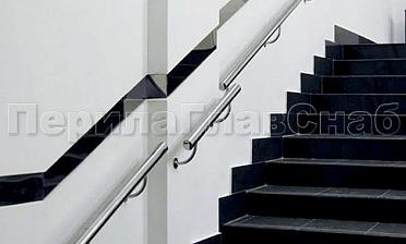 Пристенный поручень из нержавеющей стали 50 мм купить в Перми