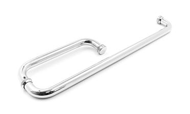 Дверная ручка-скоба 19х450х200 мм, полированная, AISI 304 t626-19 PSS купить в Перми