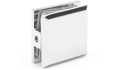 Коннектор для душевой стена-стекло 45х45, латунь-хром t730-2 PC купить в Перми