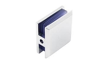 Коннектор для душевой кабины стена-стекло 45х45 мм цинк-хром, полированный t730 PZn купить в Перми