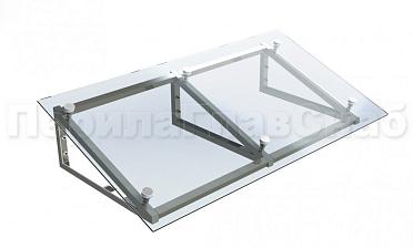 Козырек на треугольном скате на спайдерах купить в Перми