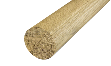 Поручень деревянный из Дуба Ø50мм -  2,0 м Премиум Ф-1662 купить в Перми