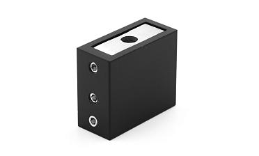 Коннектор стена-труба для прямоугольного трека 30х10 мм, нержавеющая сталь AISI 304, черная t463 BL купить в Перми