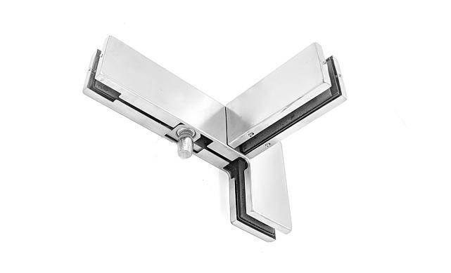 Фитинг угловой с осью и ребром жесткости, шлифованный t141L SSS