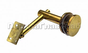 Выносной держатель поручня на стекло 8-16 мм, под золото (AISI 304) Фk241-88 купить в Перми