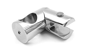 Держатель стекла сквозной боковой, для трубы 19 мм, полированный, t912 PSS купить в Перми