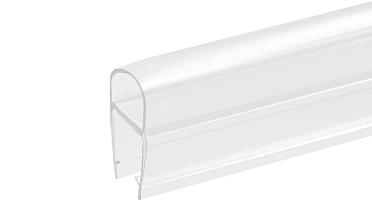 Уплотнитель для стекла 8мм, прозрачный, дверь-стекло 2,2 м. t212-2 купить в Перми