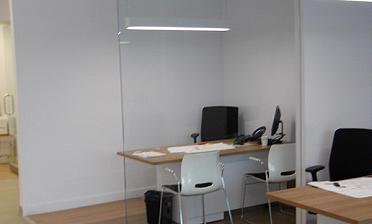 Стеклянные перегородки - вариант 8 купить в Перми