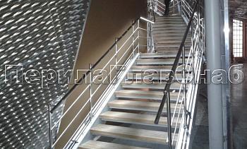 Нержавеющие перила и ограждения с подсветкой в Перми. Готовые проекты ПерилаГлавСнаб