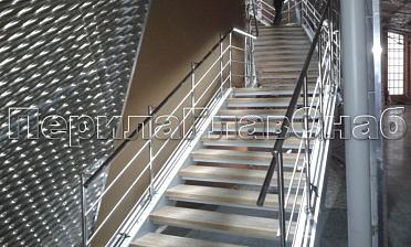 Нержавеющие перила и ограждения с подсветкой купить в Перми