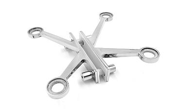 X-спайдер для установки на стеклянное ребро AISI 304 k290-X купить в Перми