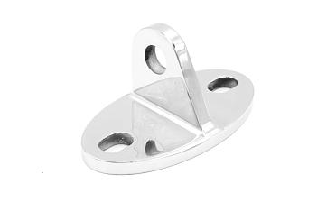 Крепление ванты(тяги) козырька к стене (AISI316), литое, полированное k658-16 купить в Перми