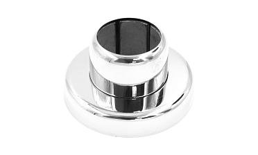 Цанга Ø38.1 мм, низ 8х82 под анкер 8 мм, (AISI 316), (для установки на деревянную ступень, бетон, крепление на 3 анкера М8) k026-3 купить в Перми